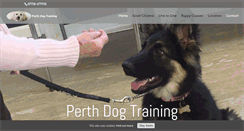Desktop Screenshot of perthdogtraining.co.uk