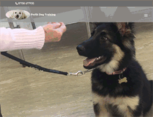 Tablet Screenshot of perthdogtraining.co.uk